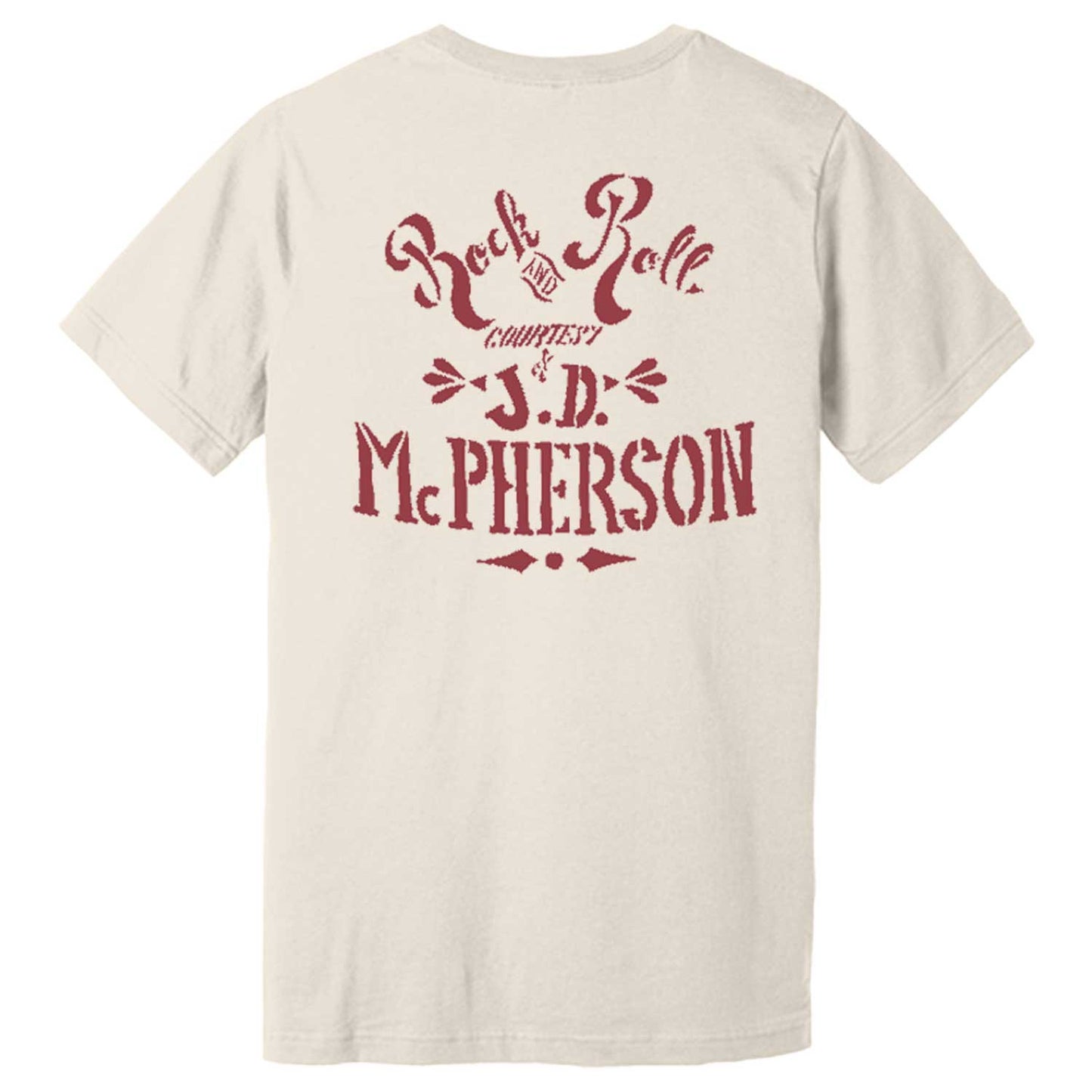 JD McPherson Rock and Roll T Shirt - Natural