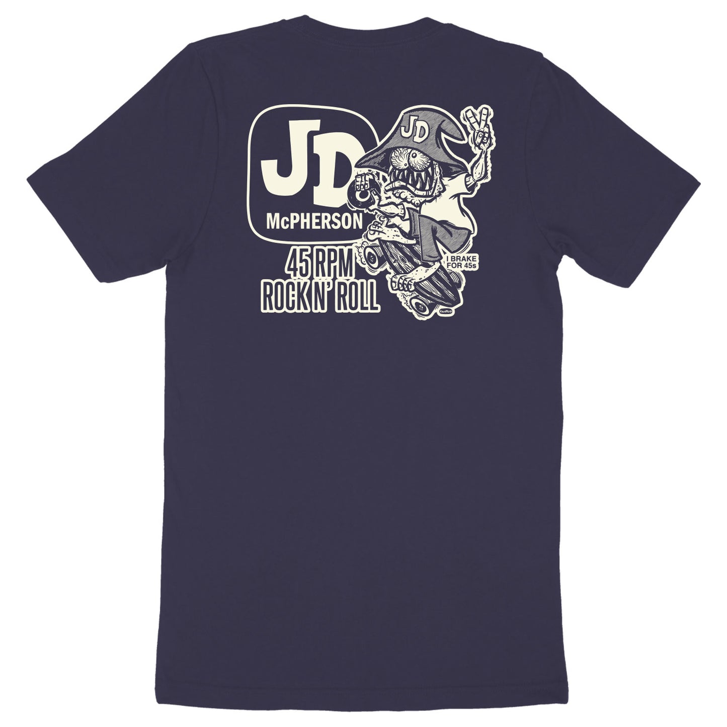 45RPM Tee - Navy